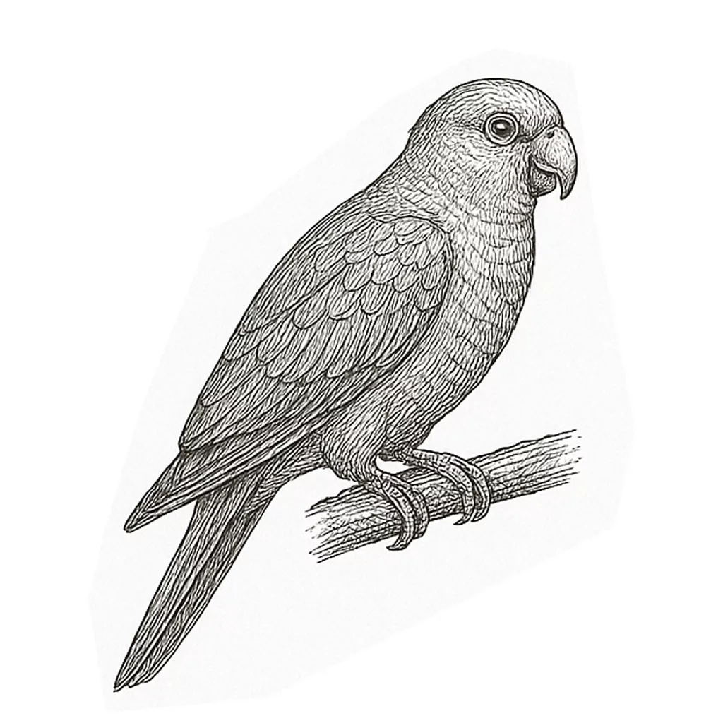 Perroquet dessin